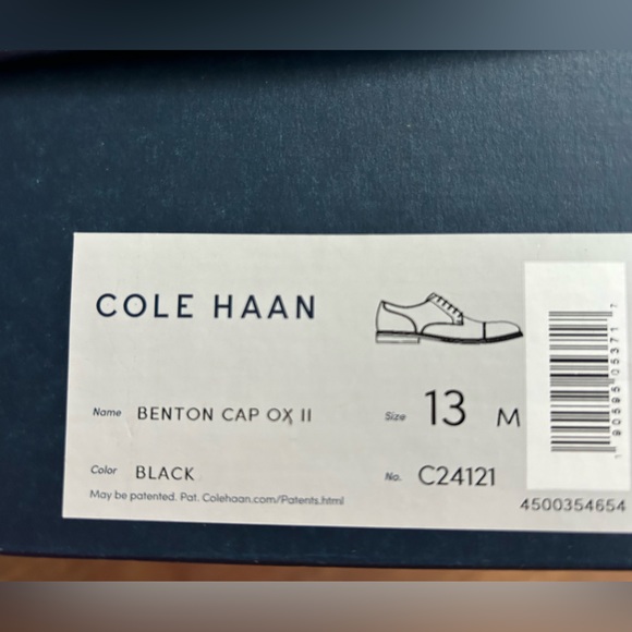 cole haan benton cap ox ii